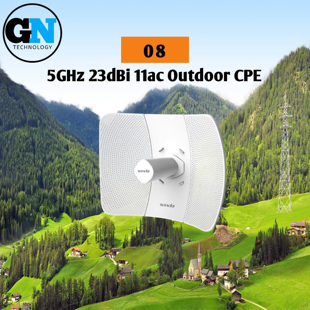 Tenda 08 AP 5GHz CPE 08 11AC Router 23dBi Outdoor WiFi Access Point