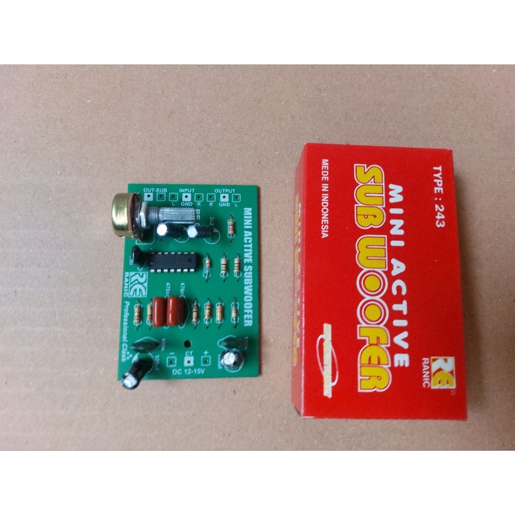 Kit Mini Aktif Subwoofer Pre Amplifier 2.1