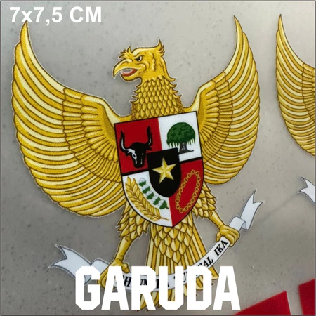 Sablon Setrika Logo Garuda Pancasila Bendera Merah Putih Logo Garuda Timnas