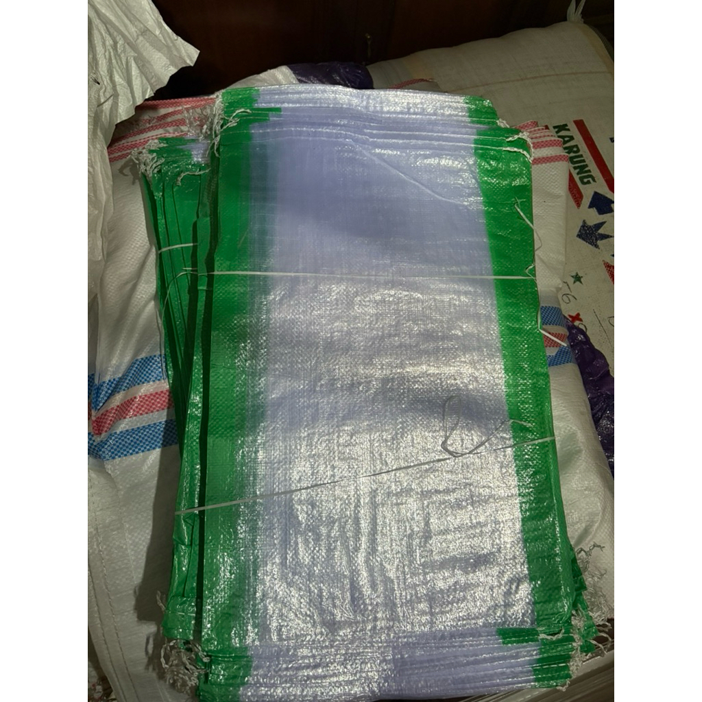 Karung beras 5kg transparan polos