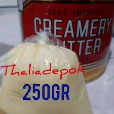 

BLUE TRIANGLE BUTTER 250GR X 1 ECER,CAMPURAN ADONAN KUE