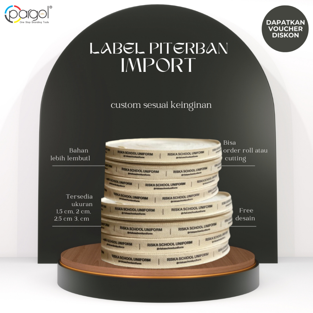 Label Baju Custom Piterban – Label Merk Baju Katun Import Premium