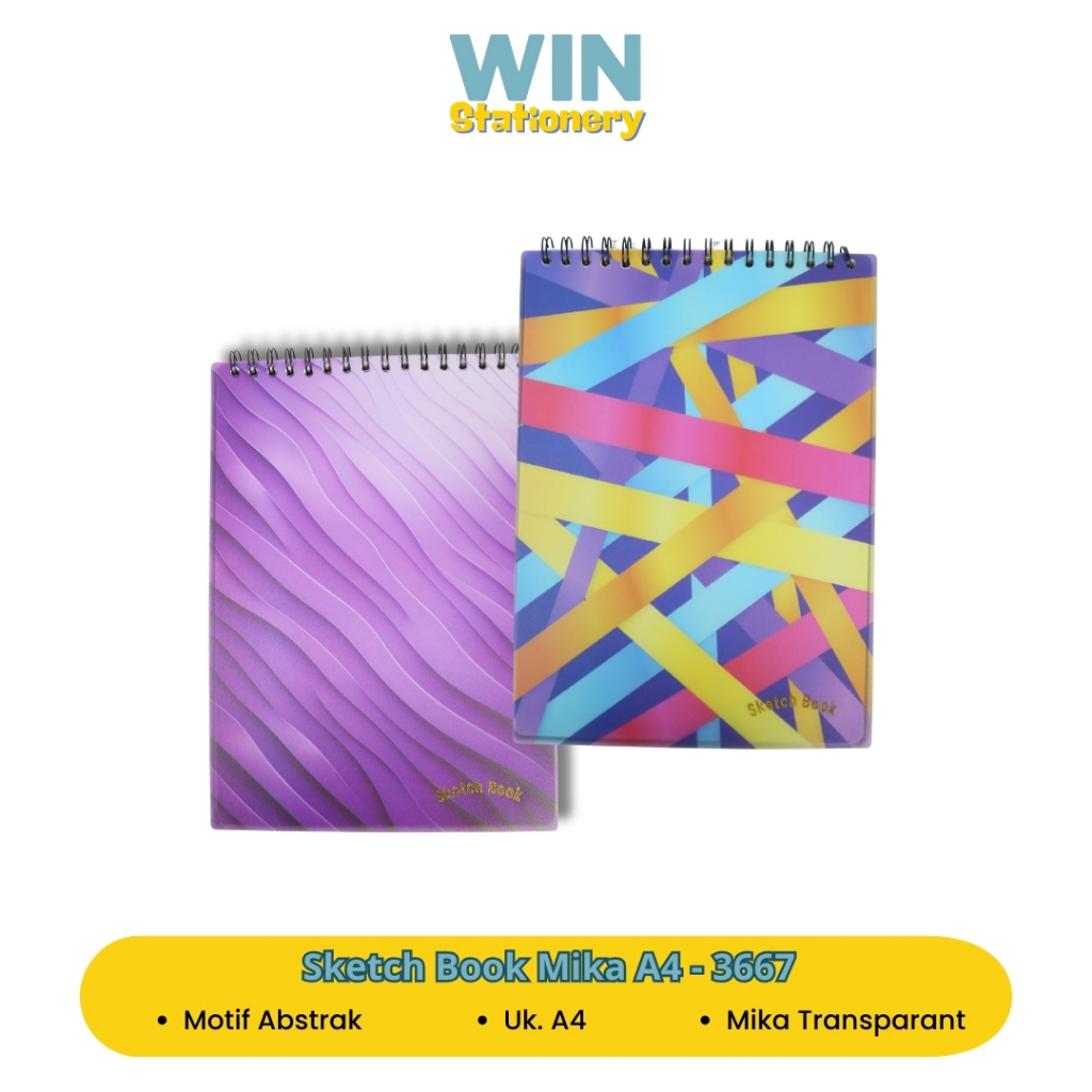 

Sketch Book Mika Transparant A4 - 3667