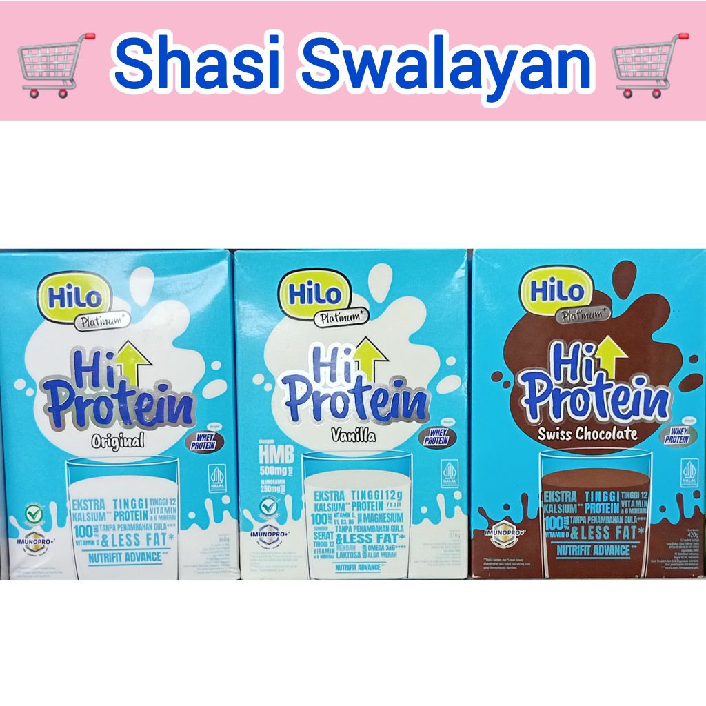 

HILO Platinum Hi Protein Original/ Vanila/ Coklat