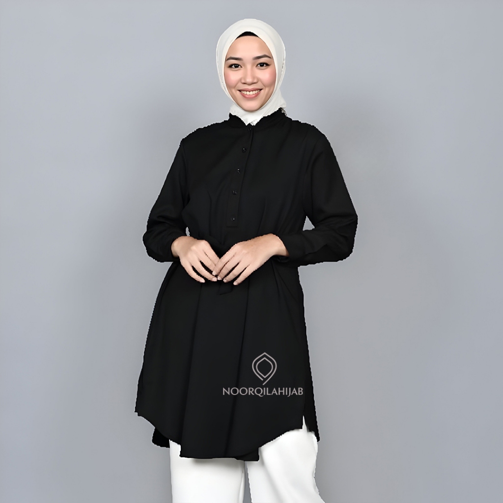 Noorqilahijab - [PROMO TUNIK] Tunik Terbaru Kekinian | Tunik Atasan Wanita Polos | Tunik Mewah Terba