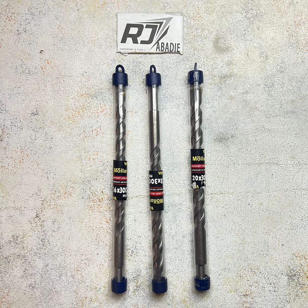 Mata Bor Beton Tembok Panjang 30 cm MOLLAR 16 18 20 MM