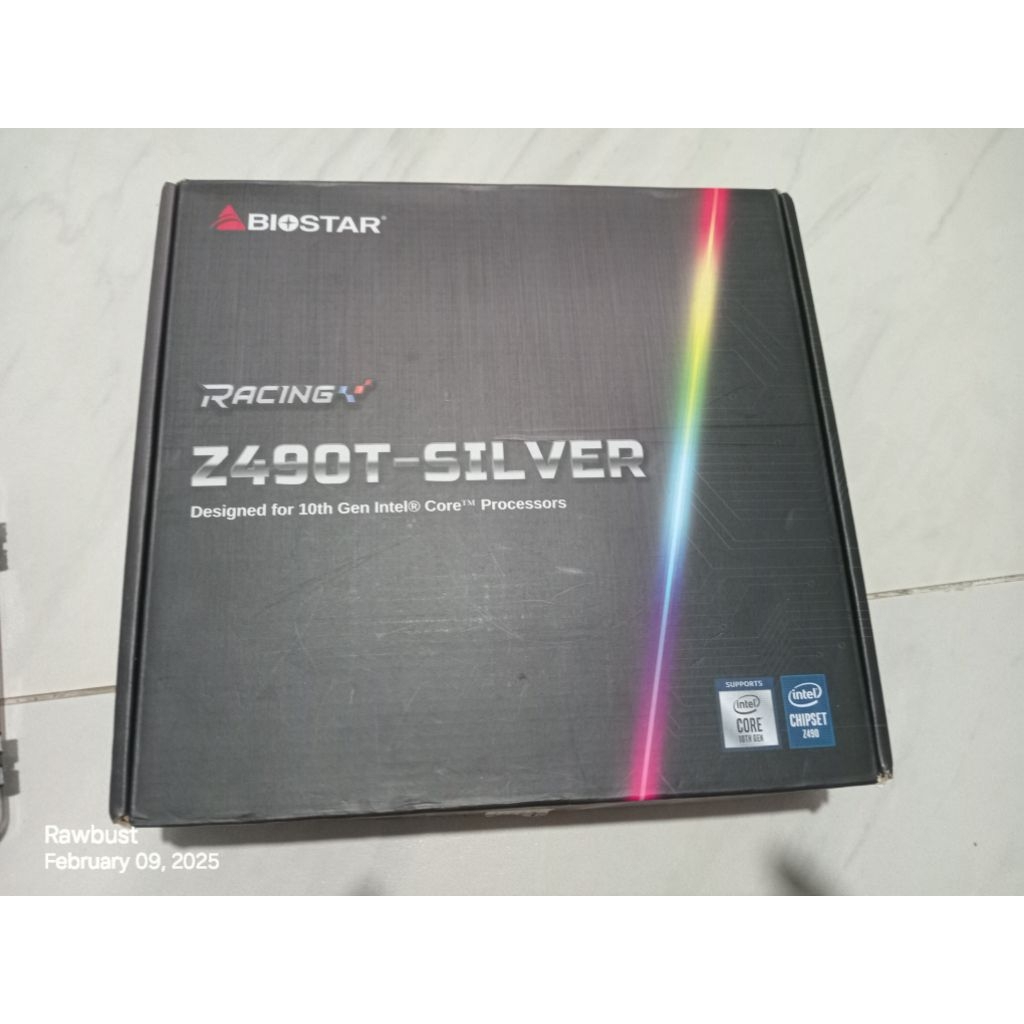motherboard Biostar Z490T Silver.