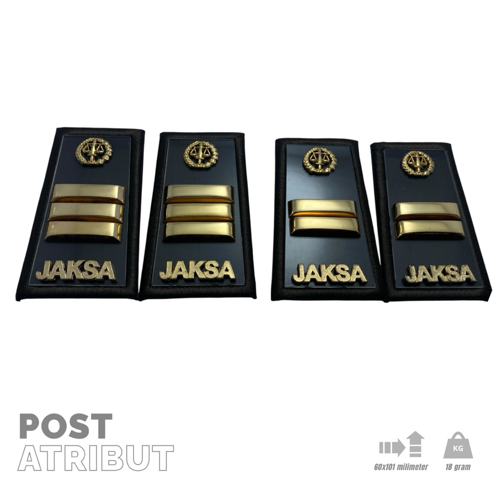 Pangkat PDH 3A-3C LOGAM JAKSA / Pangkat JAKSA Terbaru / Atribut JAKSA / Atribut JAKSA / Post Atribut