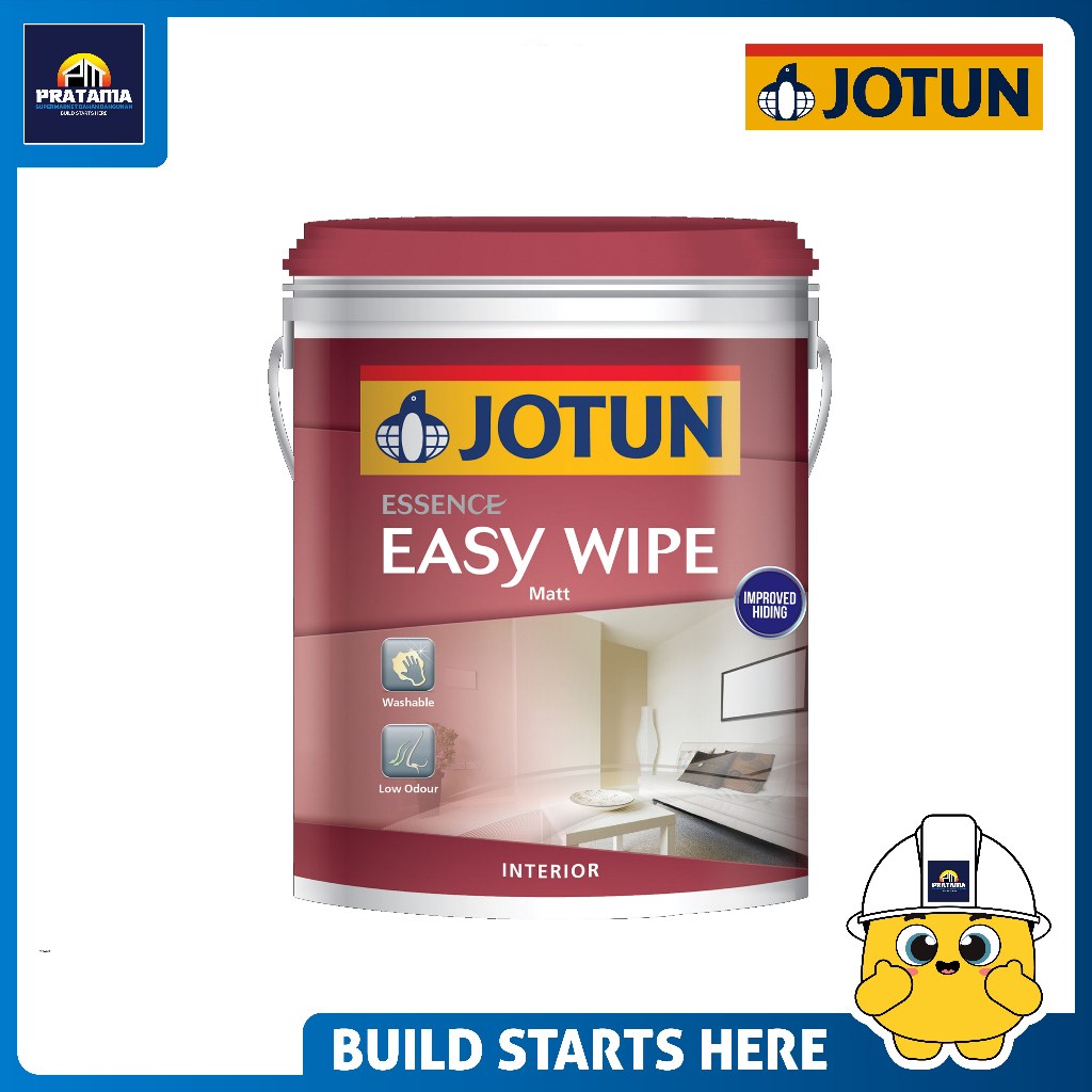 JOTUN CAT PELAPIS ESSENCE EASY WIPE 18 L PUTIH