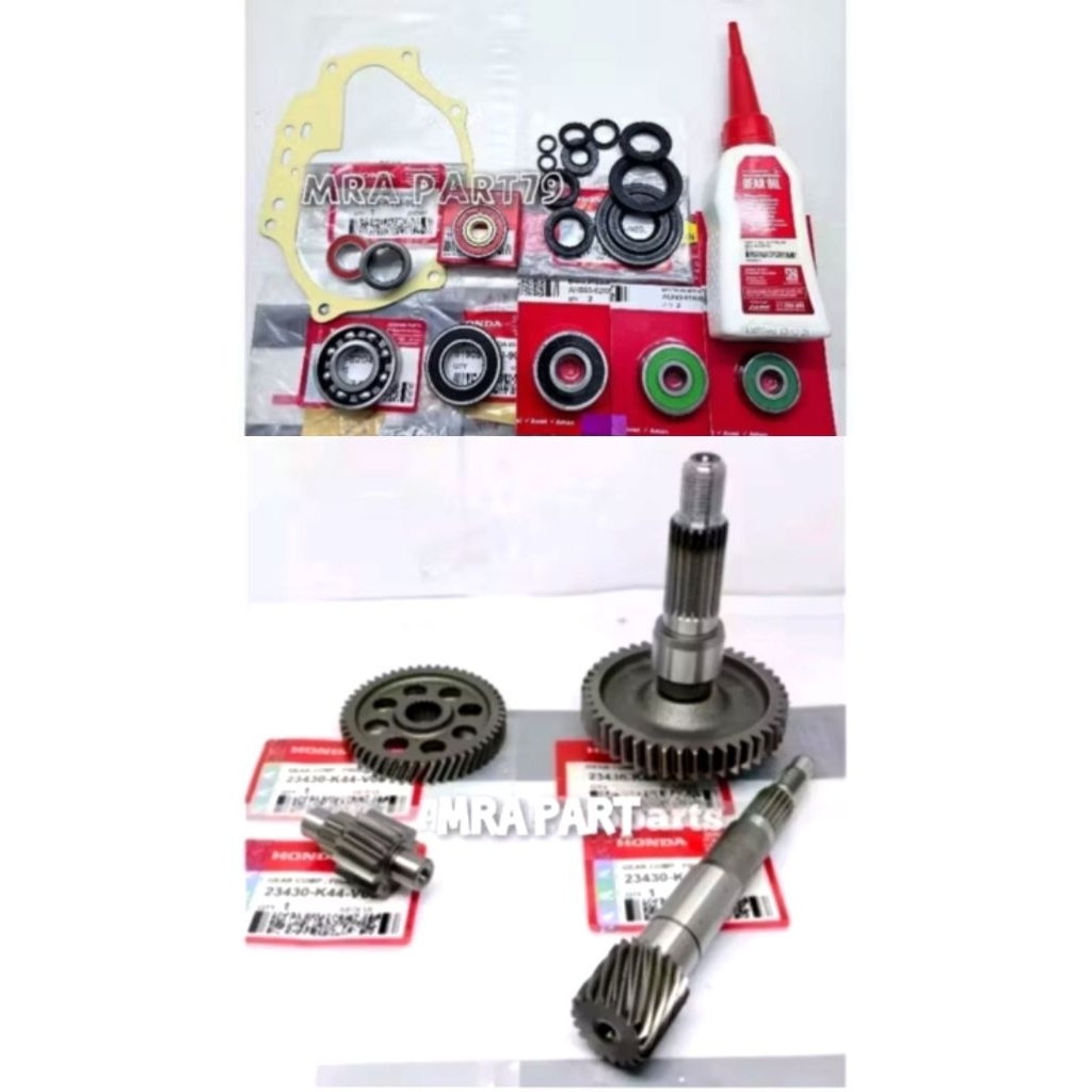 Rasio K44 Set 4PCS + 10 Aitem Bearing rasio K44 Beat pop Beat esp Beat street Scoopy esp Vario 110 e