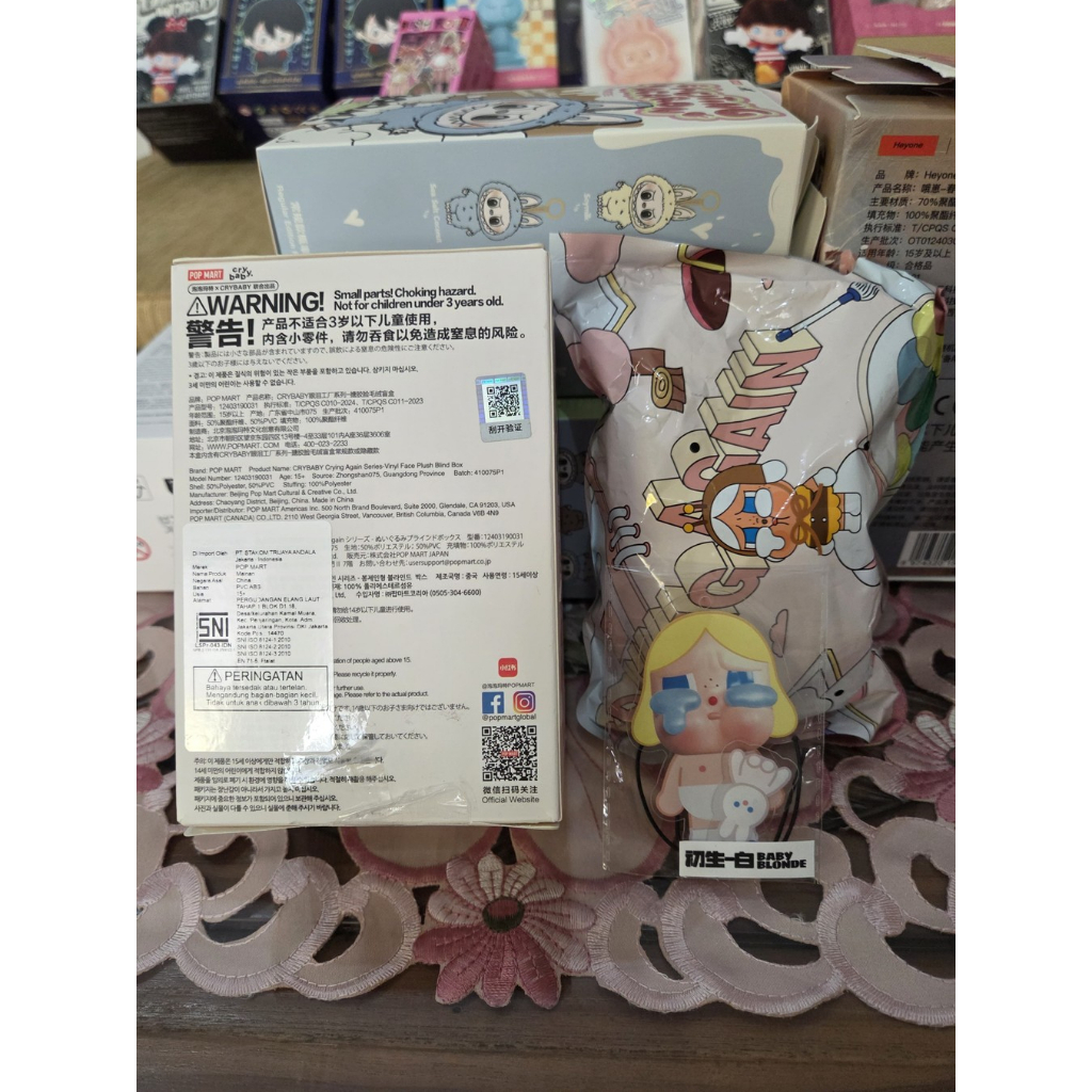 Super Secret Crybaby Crying Again Series Blind Box - Baby Blonde Pop Mart