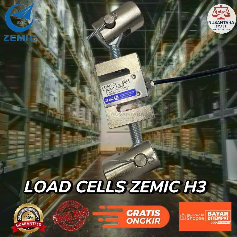 load cell ZEMIC H3 300kg / load cell S 300kg / load cell tension 300kg