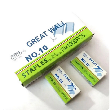

Pengisi Refill Isi Ulang Steples Kecil Great Wall Anti Karat Tumpul Serbaguna