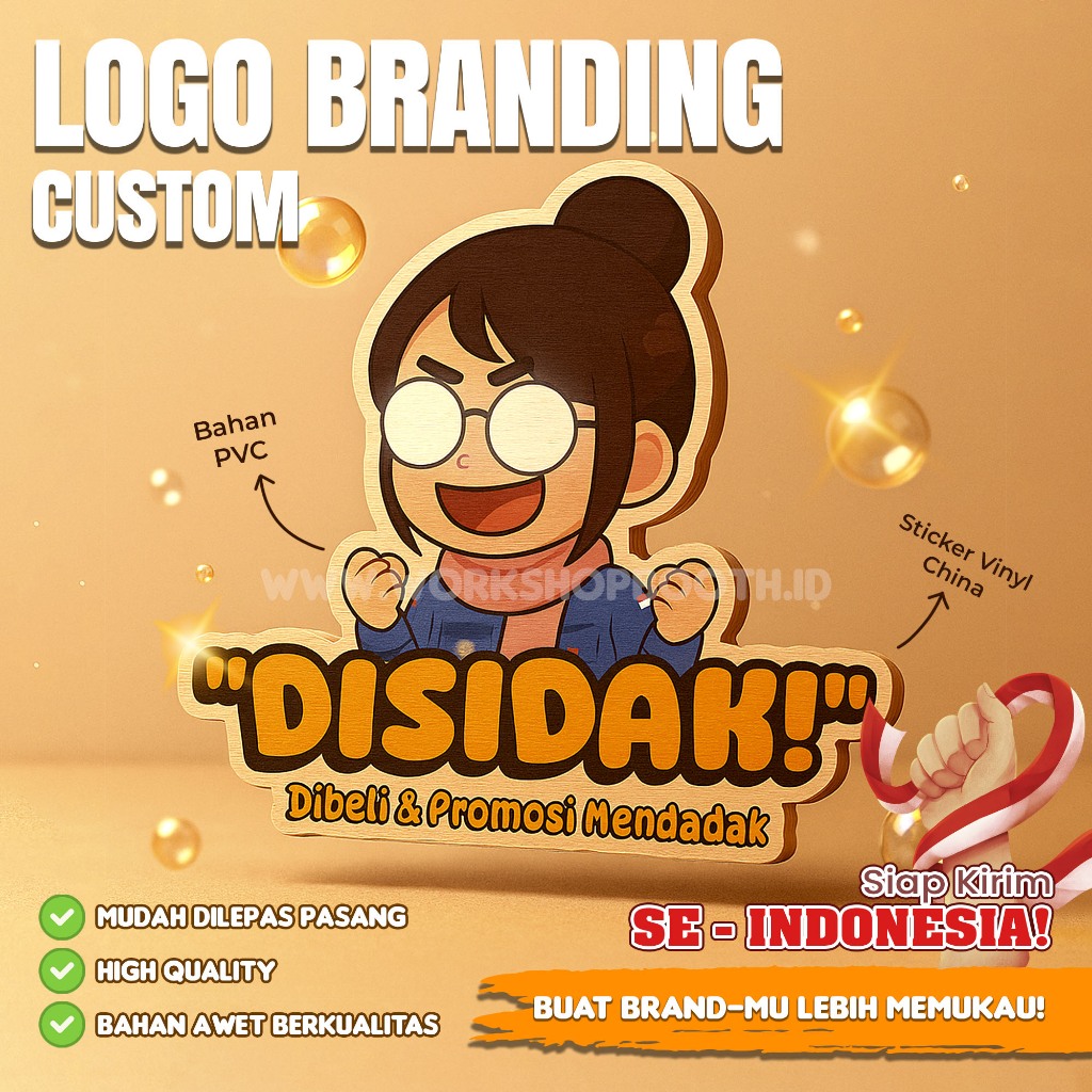 Logo Branding Usaha Custom