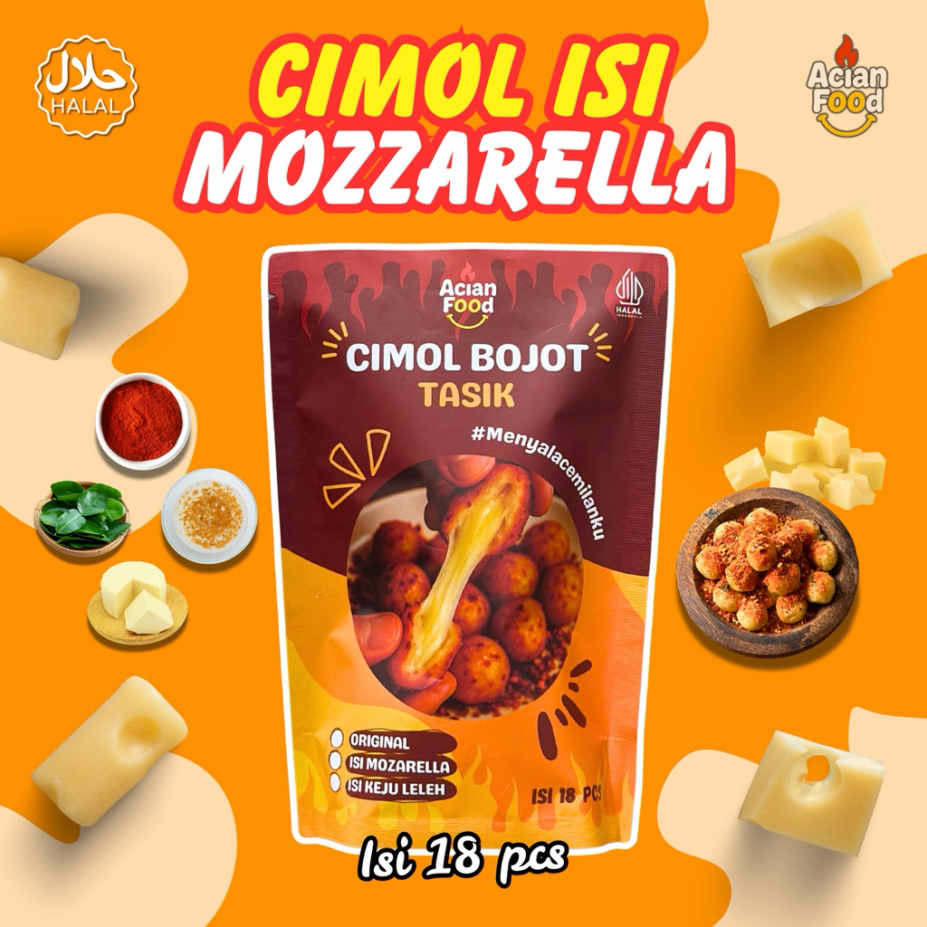 

(Harga Paling Murah) Cemilan Cimol Bojot Tasik MOZZARELLA Acian Food