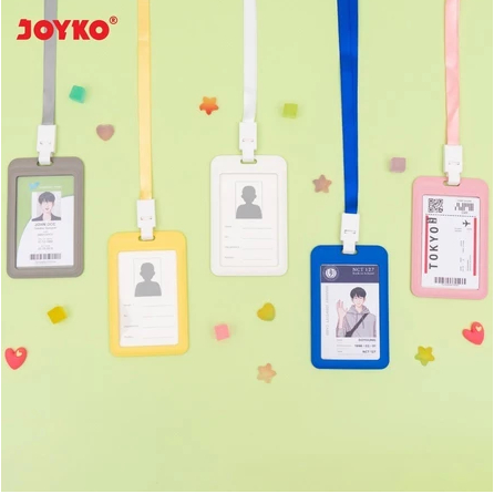 

Name Tag + Tali / Tanda Pengenal Gantungan / Kartu Nama / ID Card Holder Joyko NT-81