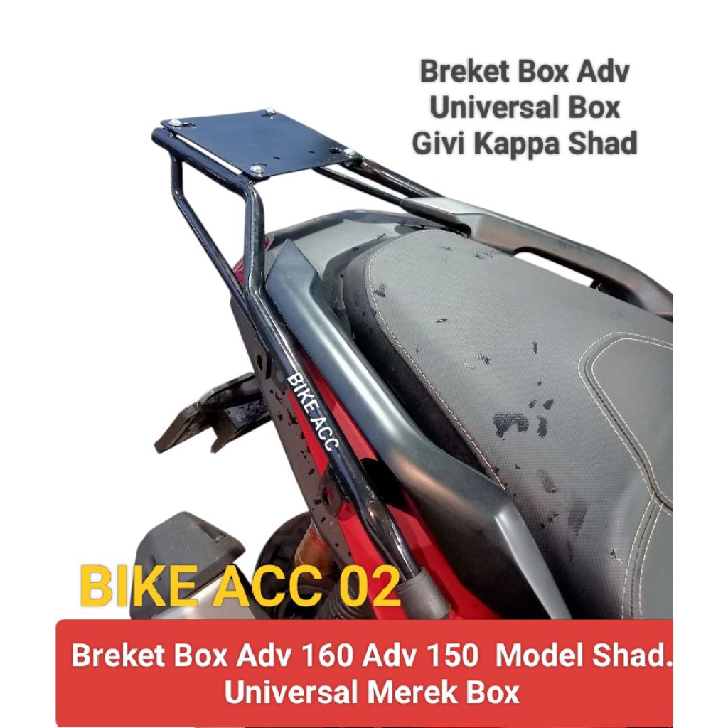 Breket Box ADV 150 ADV 160 Model Shad Universal Box Kappa Givi Shad