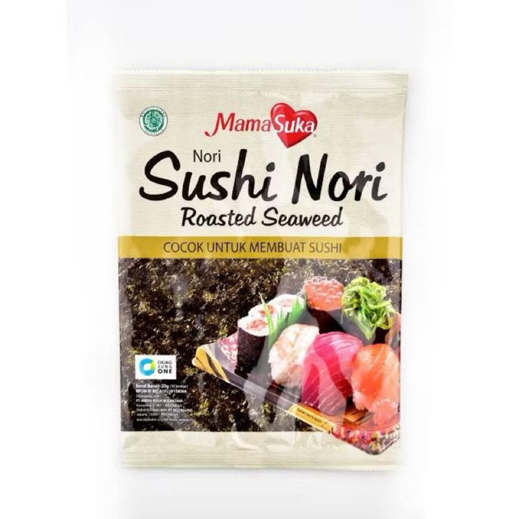 

MAMA SUKA SUSHI NORI 10 LEMBAR