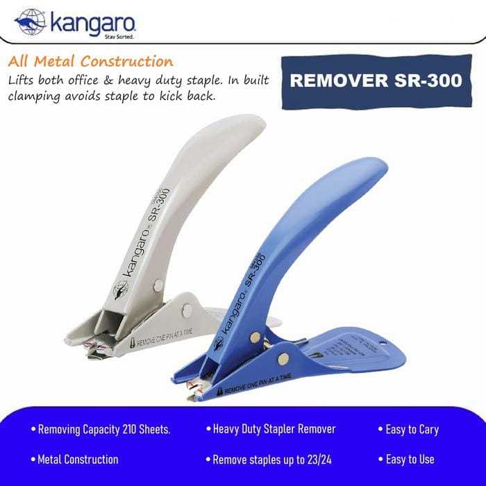 

Pembuka Staples / Remover Kangaro SR 300 / Alat Pencabut Staples