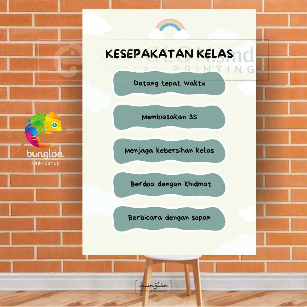 

Poster Kesepakatan Kelas
