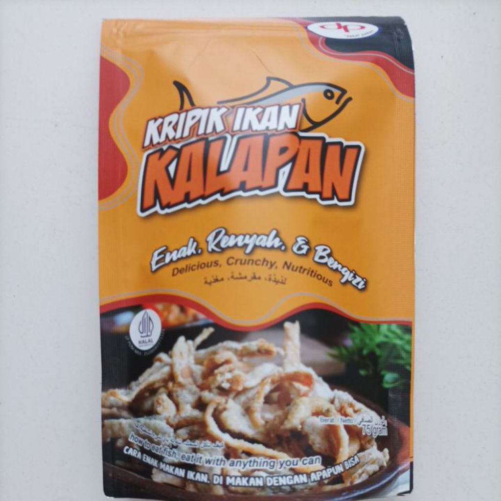 

Kripik ikan kalapan matang