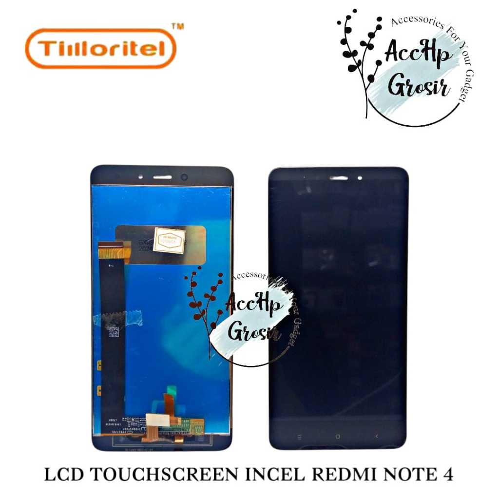 Lcd Touchscreen Redmi Note 4 Incell Lcd Note 4 Black Original