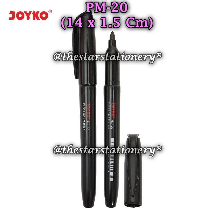 

(1 Biji) GROSIR Permanent Marker JOYKO PM-20 Spidol Permanen Joyko PM-20 (1 Biji)