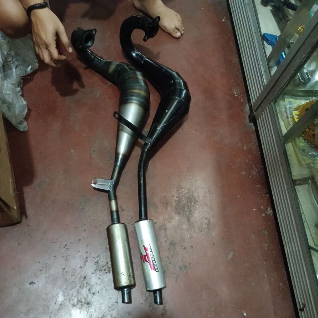 knalpot udang RX-King BRT AHM