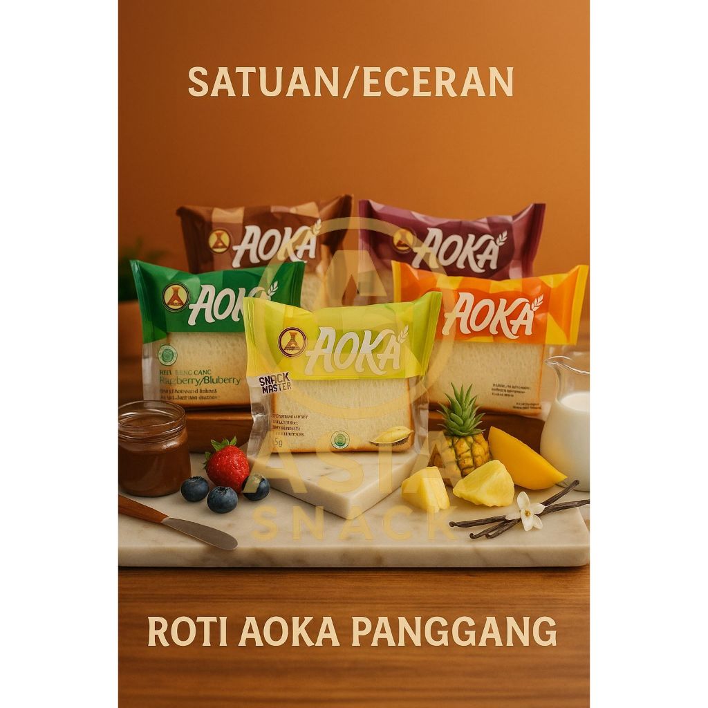 

Roti Aoka / Roti Panggang Aoka / Aoka Satuan