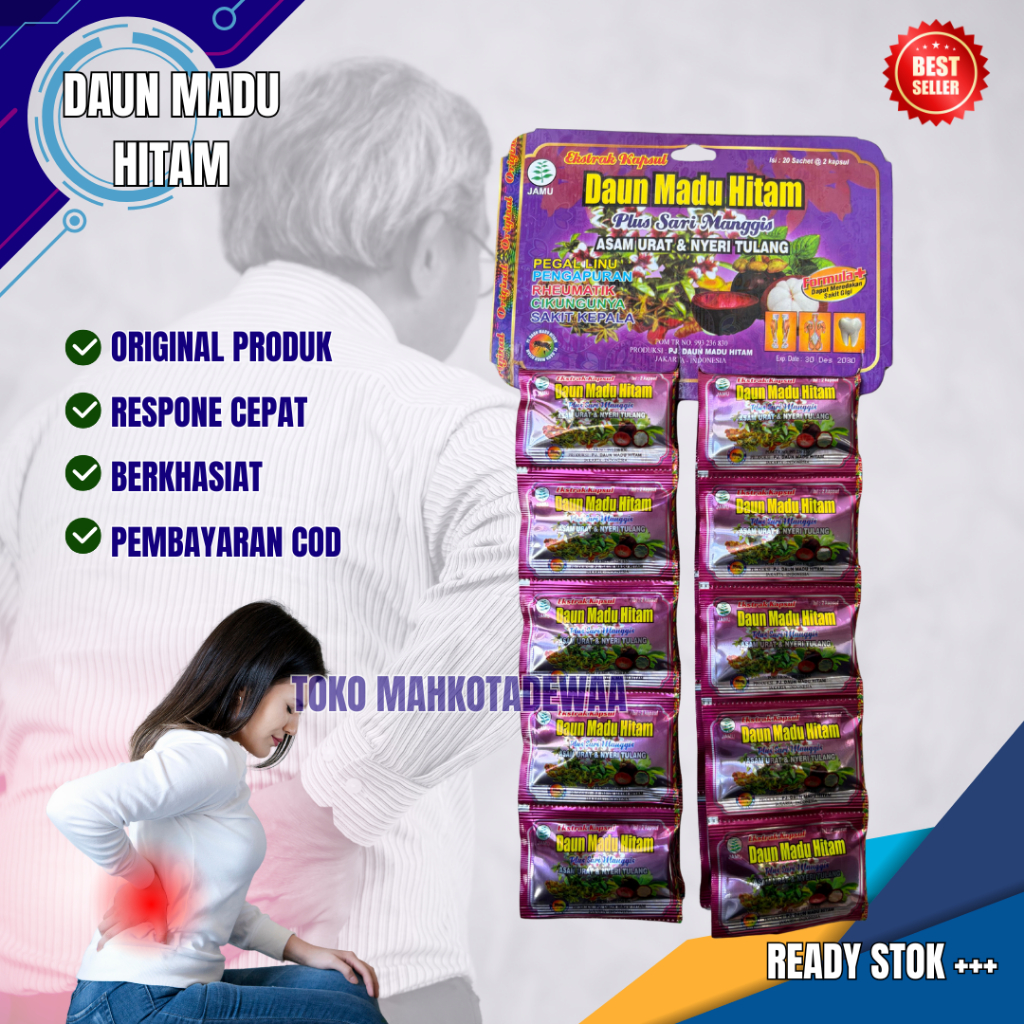 

DAUN MADU HITAM 1 RENCENG ISI 20 SACHET