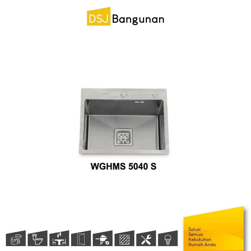 Wegen WGHMS 5040 S Kitchen Sink / Bak Cuci Piring