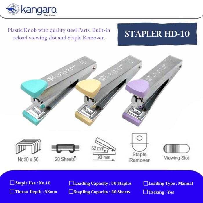 

Alat Stapler / Staples No.10 / Stapler HD10 Kangaro