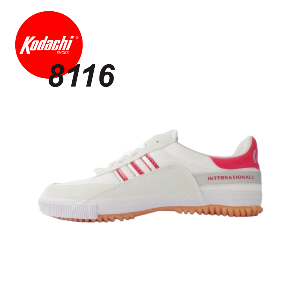 Sepatu Kodachi 8116 Merah Silver - 8116 RED SILVER - Kodachi 8116 OLDSKOOL TOKO LAWAS BERKELAS
