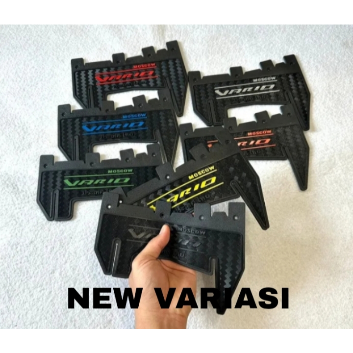 PROMO MUDFLAP VARIO 125 150 ESP NEW OLD KARET PELINDUNG DINAMO VARIO KARBON CARBON MUD FLAP VARIO KA
