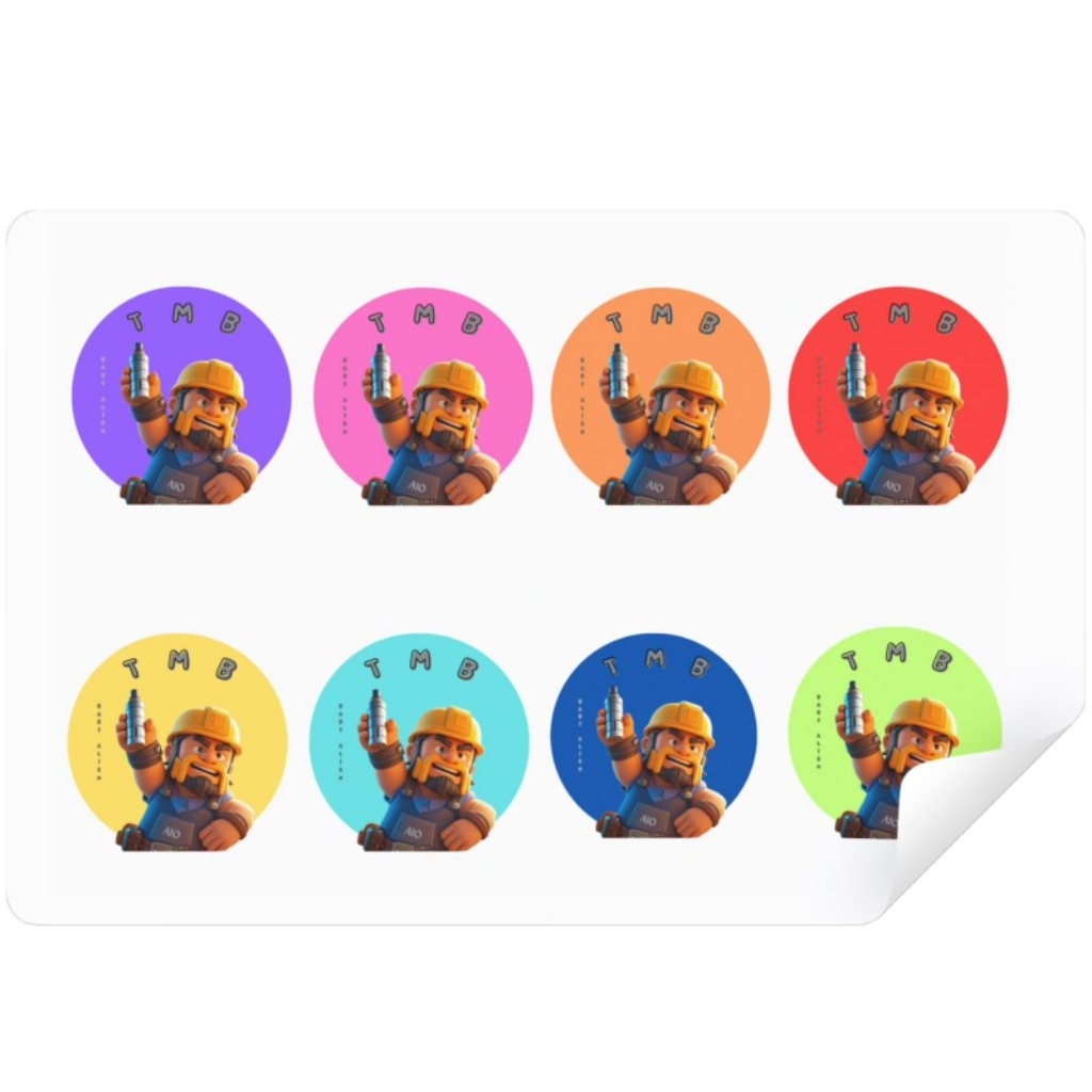 

tempat stiker warna warni 5pcs beserta kotaknya 2,5mm