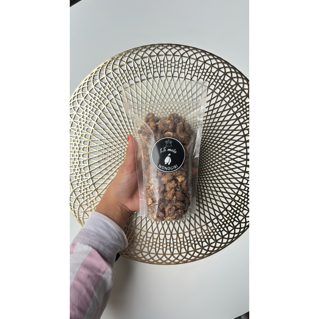 

kacang mete kacang mede asli wonogiri varian rasa coklat kemasan 250gram