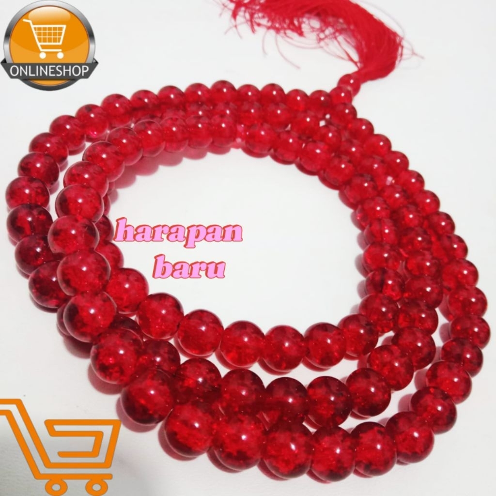TASBIH PECAH 1000 WARNA MIRA SIEM 10 MM 99 BUTIR VARIAN