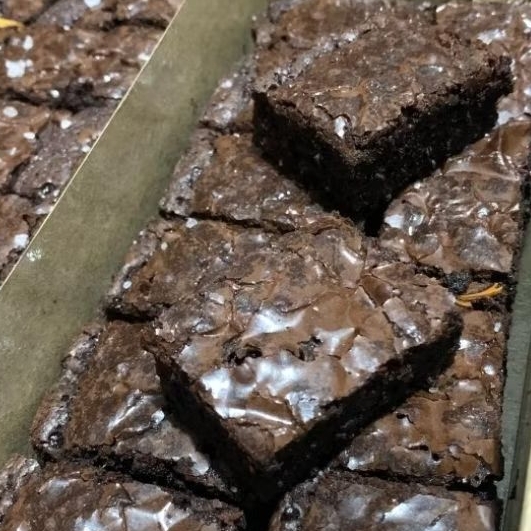 

Fudgy Brownies with Seasalt