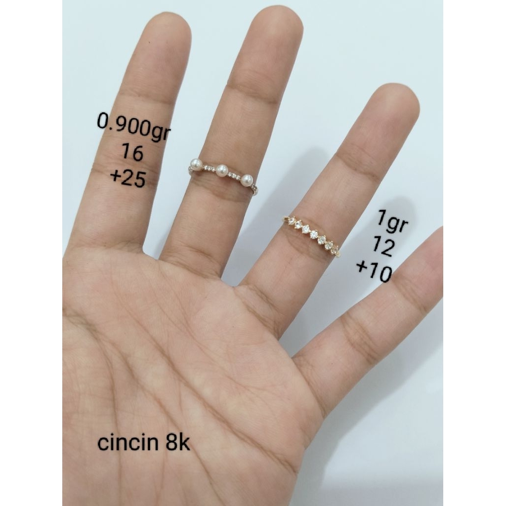 cincin emas 8 karat