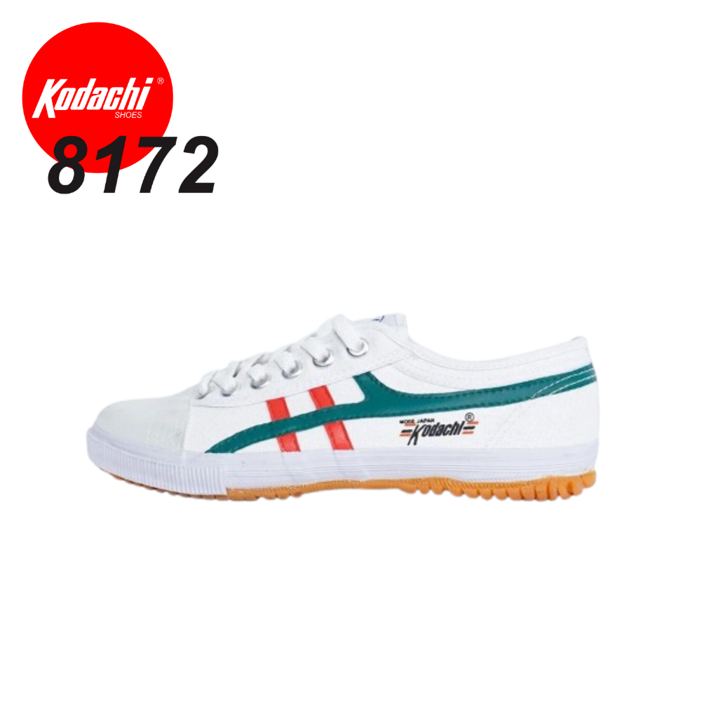 Sepatu Kodachi 8172 ITALY - Kodachi 8172 Putih Merah Hijau - Sepatu Kodachi Retro