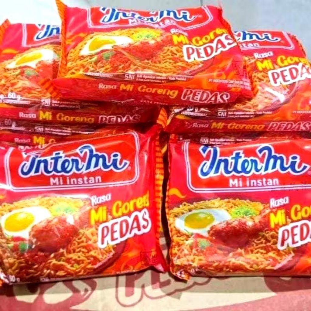 

(1 DUS 1 RESI ISI 40 BUNGKUS) INTERMIE GORENG PEDAS