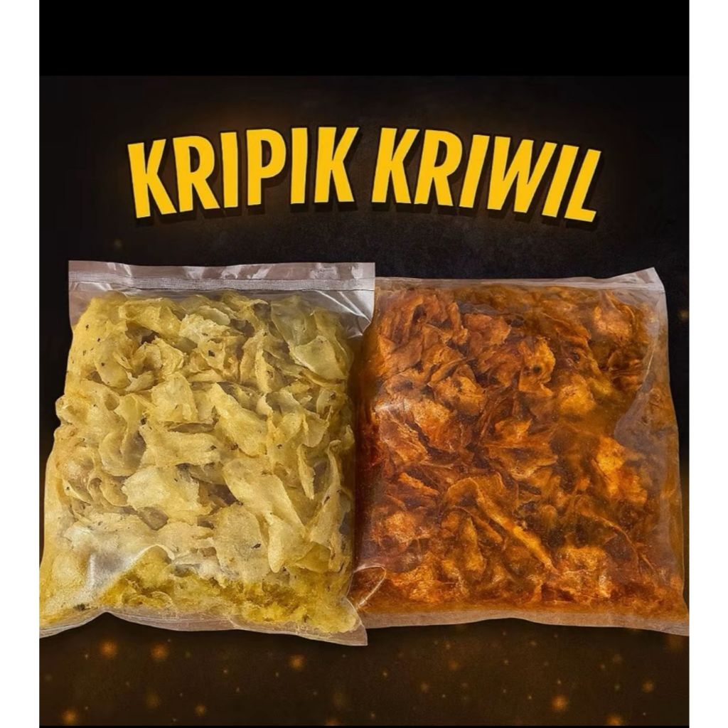 

KRIPIK KRIWIL BUY 1 GET 1 (250GRAM PEDAS + 250GRAM ASIN) DAUN JERUK