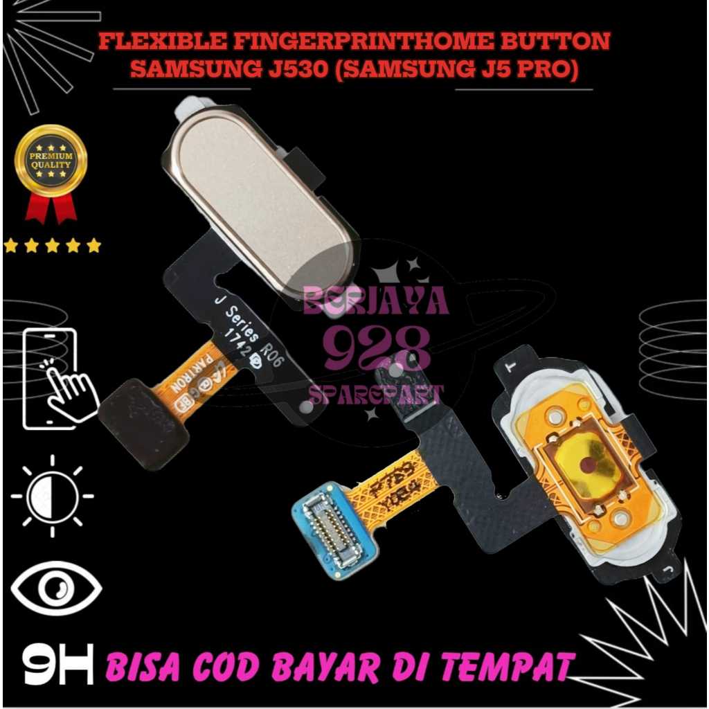 FLEXIBLE FINGERPRINT HOME BUTTON SAMSUNG J530 ( SAMSUNG J5 PRO ) NEW