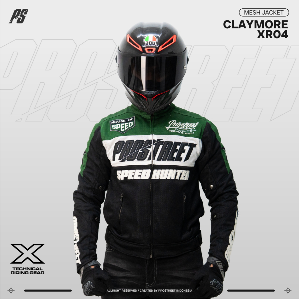 Jaket Motor Mesh Prostreet Claymore XR04