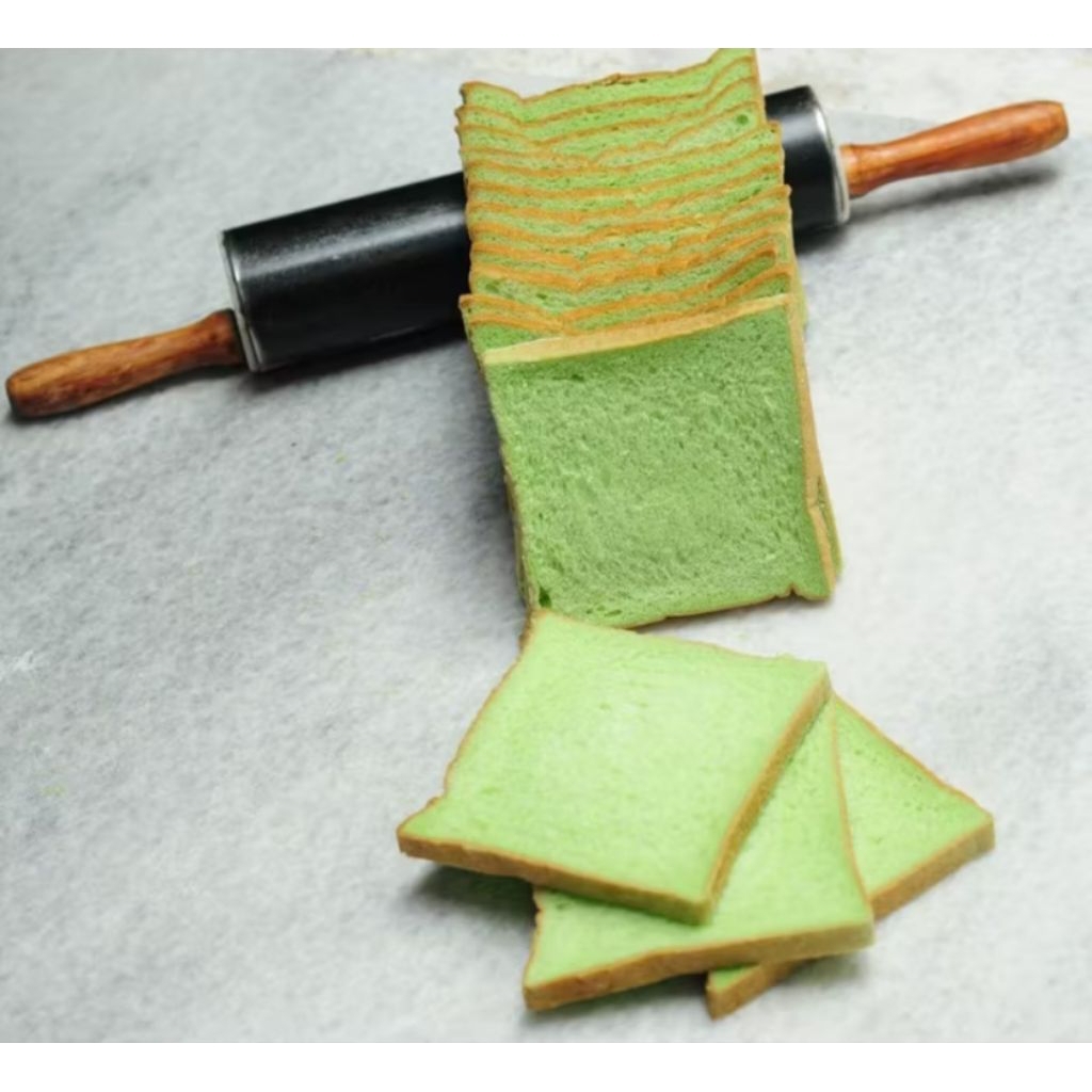 Roti Tawar Rasa Pandan Isi 20 Lembar Segar