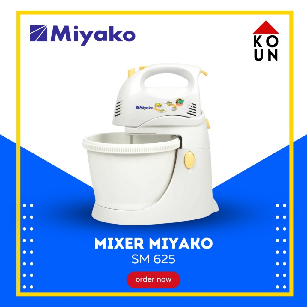 (COD READY) (DIJAMIN ORIGINAL) MIXER / STANDING MIXER MIYAKO SM625 / SM 625 / SM-625 [STAND MIXER] G