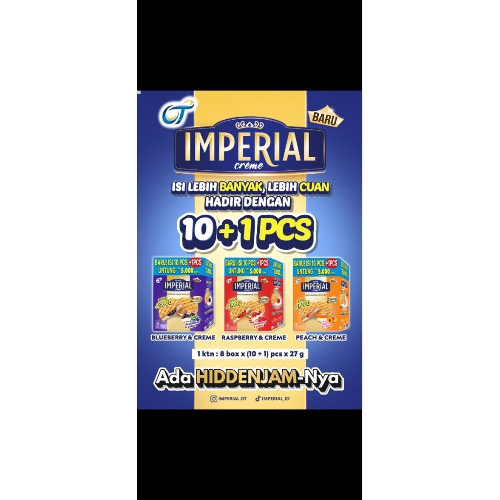 

Imperial Creme Biscuit 27gr