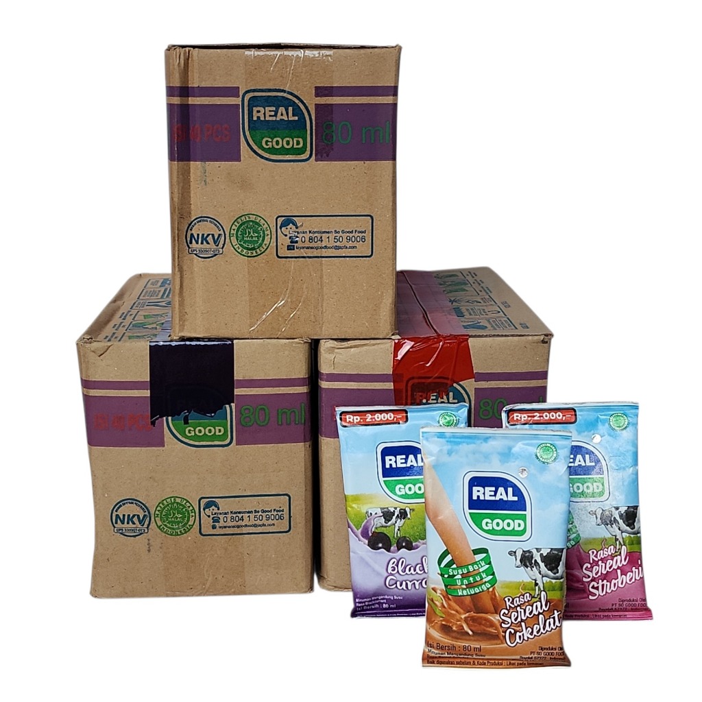 

Real Good Bantal Susu UHT KARTON - Netto 80ml x 40 pcs