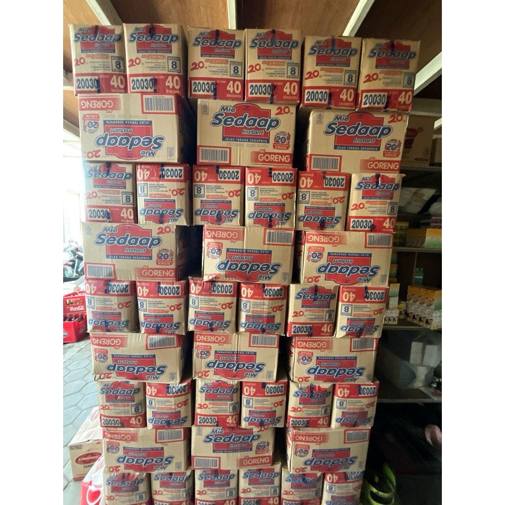 

[40 PCS] MIE SEDAAP GORENG KARTON DUS DOS WINGS FOOD 91g