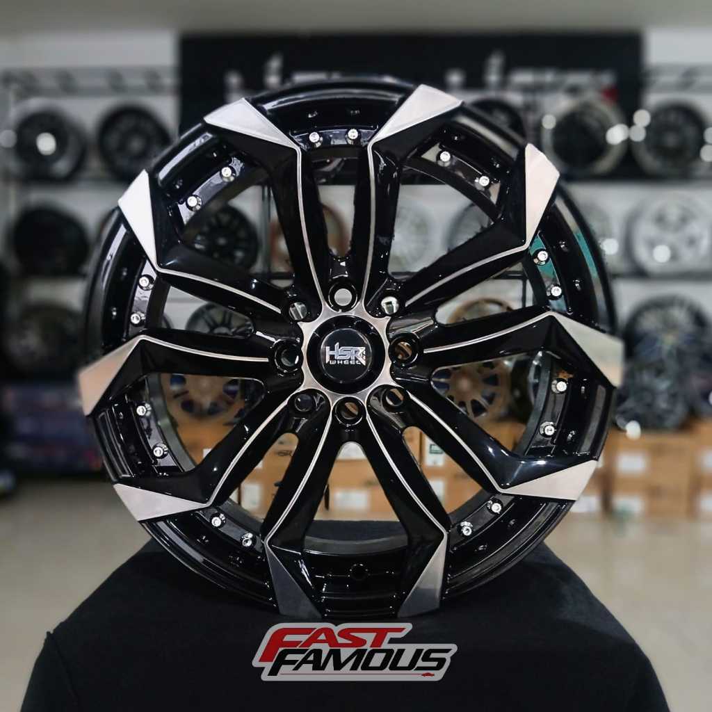 Velg racing mobil HSR Labang R16 Untuk Jazz vios city aerio brio livina avanza datsun dll, velg hsr